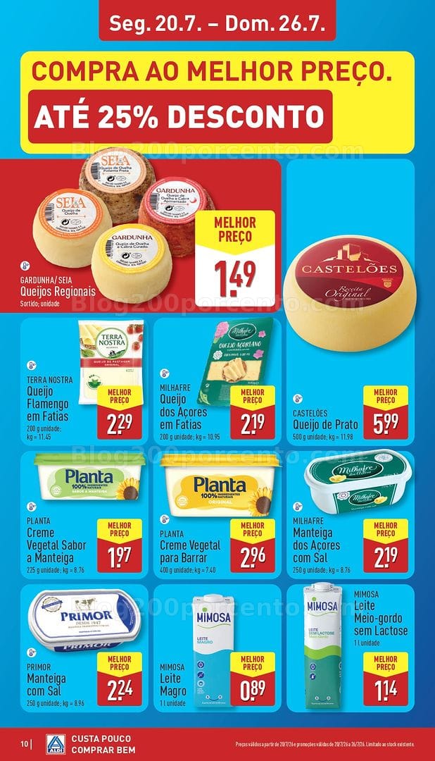 Antevisão Folheto ALDI Promoções de 20 a 26 julho